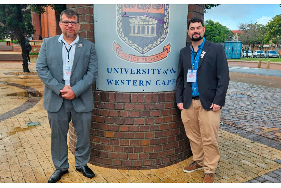 Representando a Uepa, Clay Chagas, reitor, e João Colares, coordenador de relações internacionais, buscam estreitar parcerias entre a Uepa e as universidades sul-africanas.