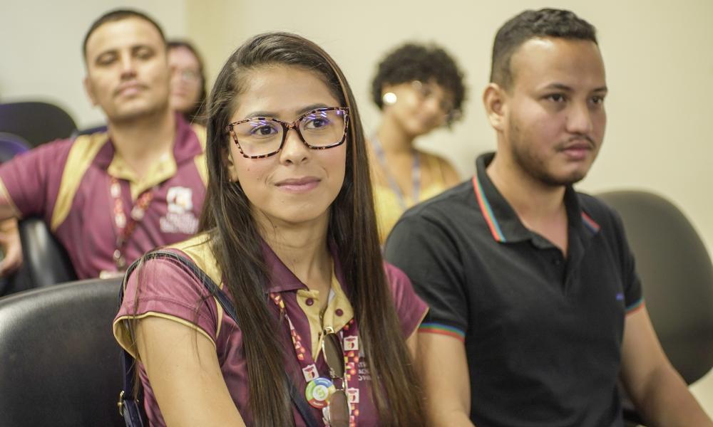 A psicóloga Luciana Garcia Lima afirma que a visita à Uepa é importante para os alunos sanarem dúvidas.