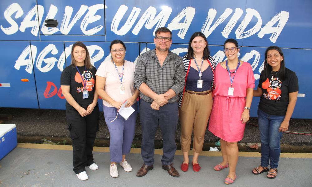 Iniciativa estimulou servidores a doarem sangue na manhã desta terça-feira, 19 (Foto: Marcelo Rodrigues / Ascom Uepa).