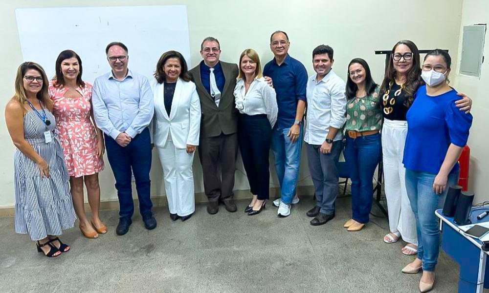 Momento da primeira defesa de doutorado do Programa de Pós-graduação em Ensino em Saúde na Amazônia (Foto: Acervo Pessoal).